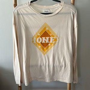 MATE the Label Honey Graphic Long Sleeve T Shirt